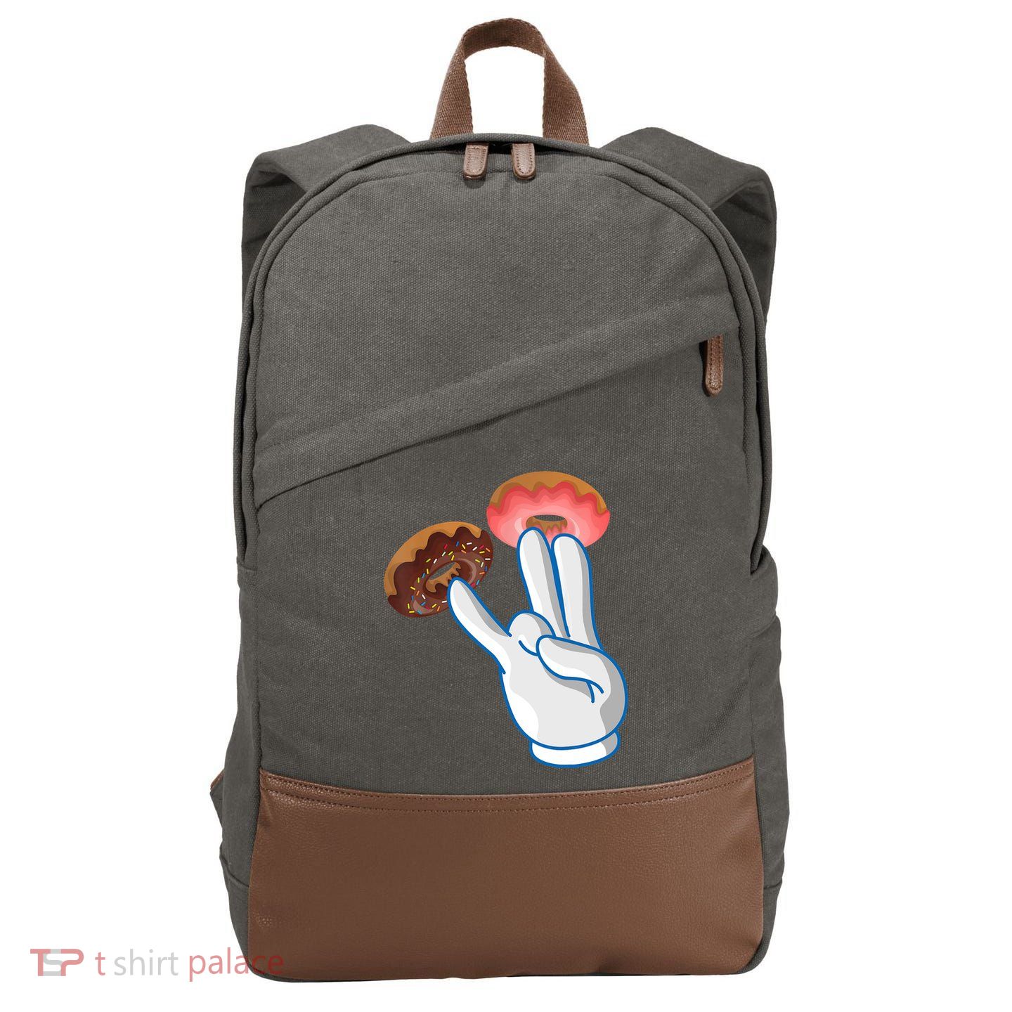 2 In The Pink 1 In The Stink Dirty Humor Gift Cotton Canvas Backpack