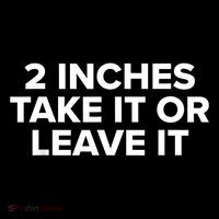 2 inches Take It Or Leave It Drawstring Bag