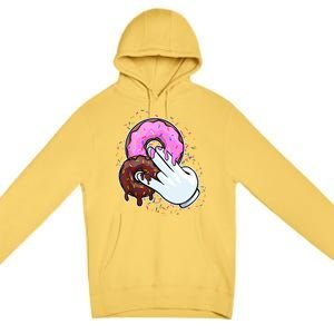 2 In The Pink 1 In The Stink Donut Sex Dirty Humor Christmas Premium Pullover Hoodie