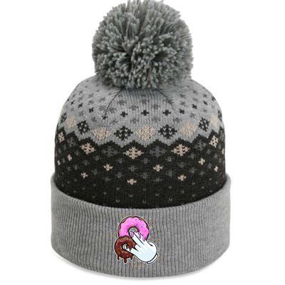 2 In The Pink 1 In The Stink Donut Sex Dirty Humor Christmas The Baniff Cuffed Pom Beanie