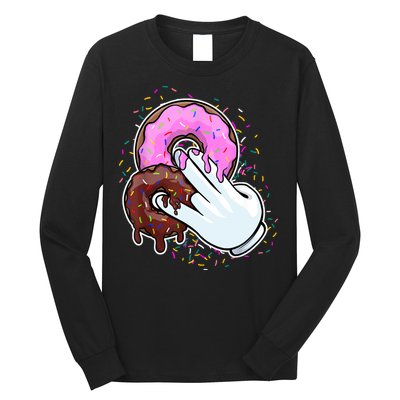 2 In The Pink 1 In The Stink Donut Sex Dirty Humor Christmas Long Sleeve Shirt