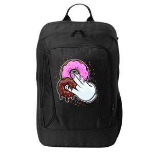 2 In The Pink 1 In The Stink Donut Sex Dirty Humor Christmas City Backpack