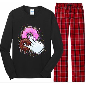 2 In The Pink 1 In The Stink Donut Sex Dirty Humor Christmas Long Sleeve Pajama Set