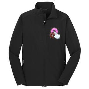 2 In The Pink 1 In The Stink Donut Sex Dirty Humor Christmas Core Soft Shell Jacket