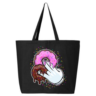 2 In The Pink 1 In The Stink Donut Sex Dirty Humor Christmas 25L Jumbo Tote