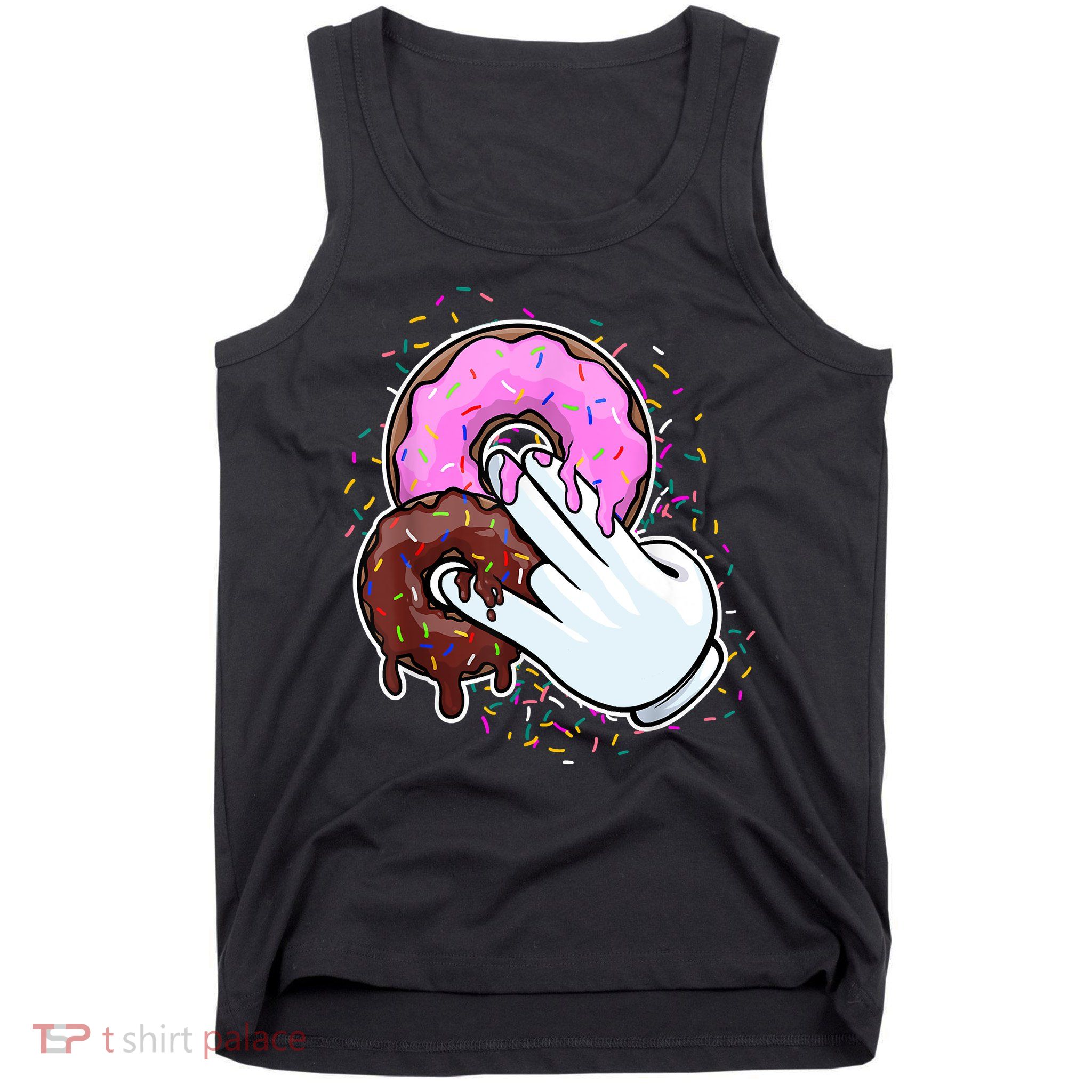 2 In The Pink 1 In The Stink Donut Sex Dirty Humor Christmas Tank Top