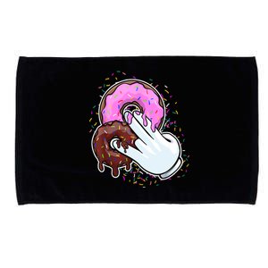 2 In The Pink 1 In The Stink Donut Sex Dirty Humor Christmas Microfiber Hand Towel