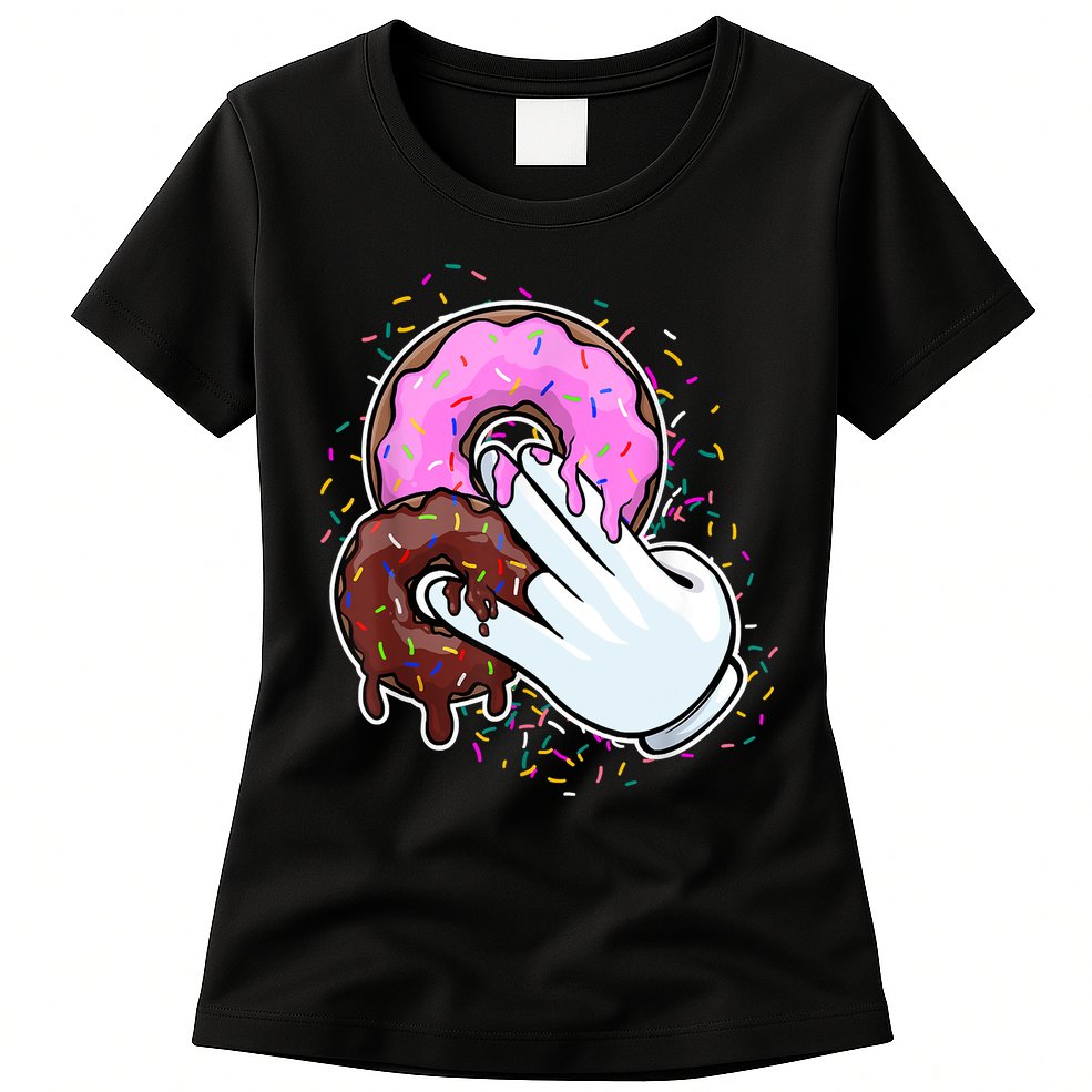 2 In The Pink 1 In The Stink Donut Sex Dirty Humor Christmas Womens T-Shirt