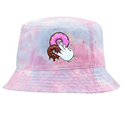 2 In The Pink 1 In The Stink Donut Sex Dirty Humor Christmas Tie-Dyed Bucket Hat