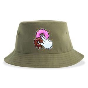 2 In The Pink 1 In The Stink Donut Sex Dirty Humor Christmas Sustainable Bucket Hat