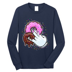 2 In The Pink 1 In The Stink Donut Sex Dirty Humor Christmas Long Sleeve Shirt