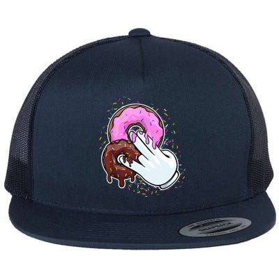 2 In The Pink 1 In The Stink Donut Sex Dirty Humor Christmas Flat Bill Trucker Hat