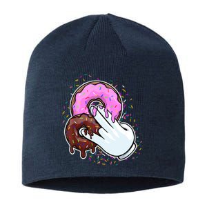 2 In The Pink 1 In The Stink Donut Sex Dirty Humor Christmas Sustainable Beanie