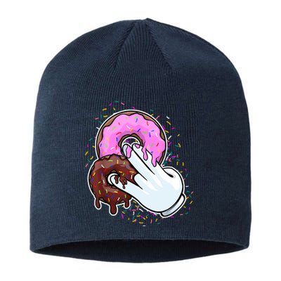 2 In The Pink 1 In The Stink Donut Sex Dirty Humor Christmas Sustainable Beanie