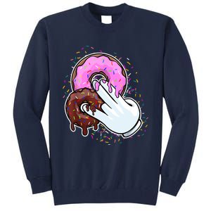 2 In The Pink 1 In The Stink Donut Sex Dirty Humor Christmas Tall Sweatshirt