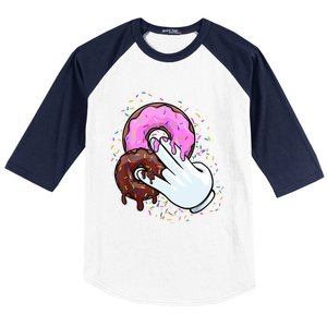 2 In The Pink 1 In The Stink Donut Sex Dirty Humor Christmas Baseball Sleeve Shirt