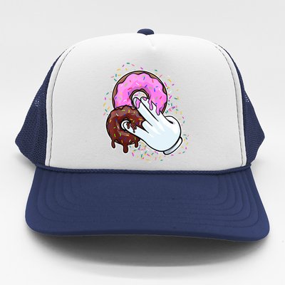 2 In The Pink 1 In The Stink Donut Sex Dirty Humor Christmas Trucker Hat