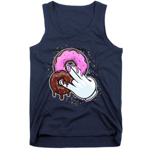 2 In The Pink 1 In The Stink Donut Sex Dirty Humor Christmas Tank Top