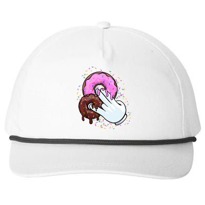 2 In The Pink 1 In The Stink Donut Sex Dirty Humor Christmas Snapback Five-Panel Rope Hat