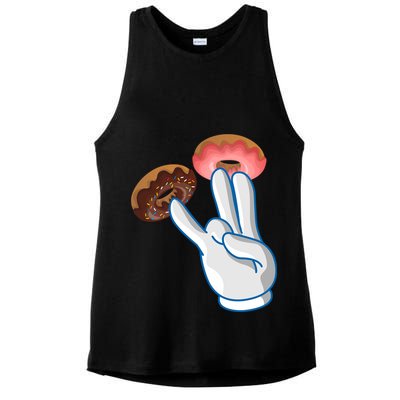 2 In The 1 In The Stink Dirty Humor Ladies PosiCharge Tri-Blend Wicking Tank