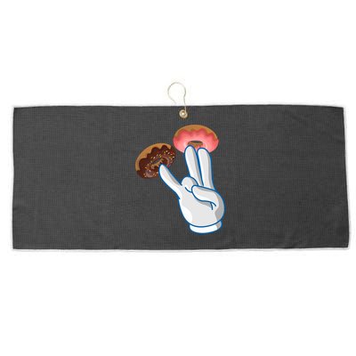 2 In The 1 In The Stink Dirty Humor Large Microfiber Waffle Golf Towel