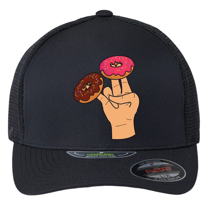 2 In The Pink 1 In The Stink Dirty Humor Donut Flexfit Unipanel Trucker Cap