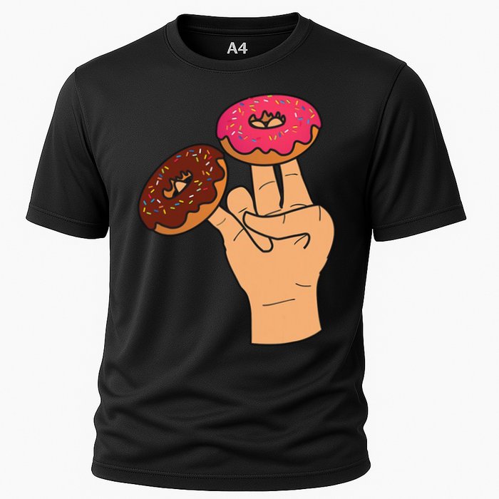 2 In The Pink 1 In The Stink Dirty Humor Donut Performance Shirt