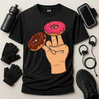 2 In The Pink 1 In The Stink Dirty Humor Donut Performance Shirt