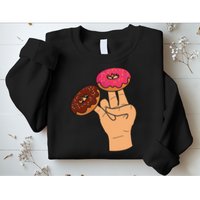 2 In The Pink 1 In The Stink Dirty Humor Donut Sweatshirt