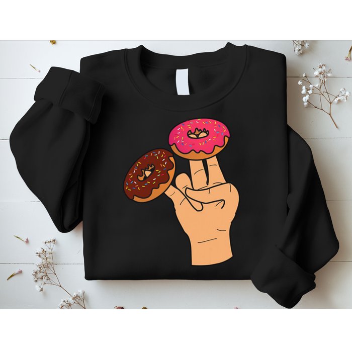 2 In The Pink 1 In The Stink Dirty Humor Donut Sweatshirt