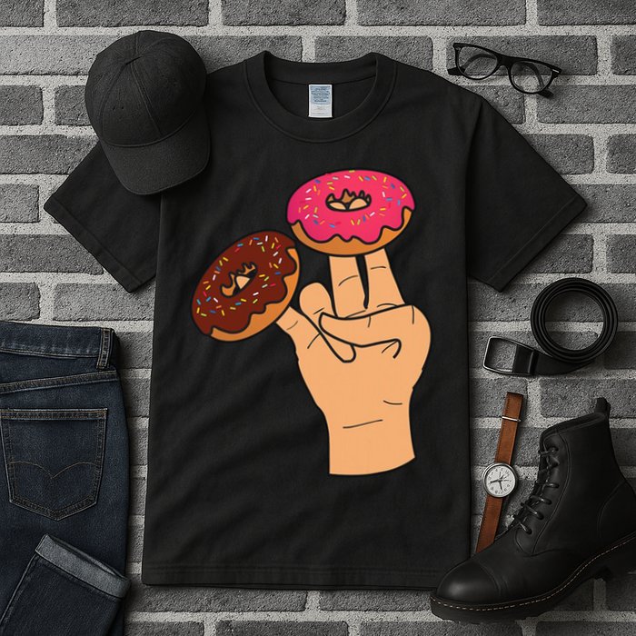 2 In The Pink 1 In The Stink Dirty Humor Donut Tall T-Shirt
