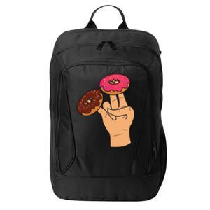 2 In The Pink 1 In The Stink Dirty Humor Donut City Backpack