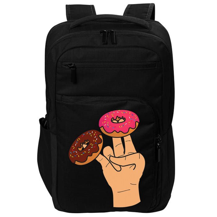 2 In The Pink 1 In The Stink Dirty Humor Donut Impact Tech Backpack