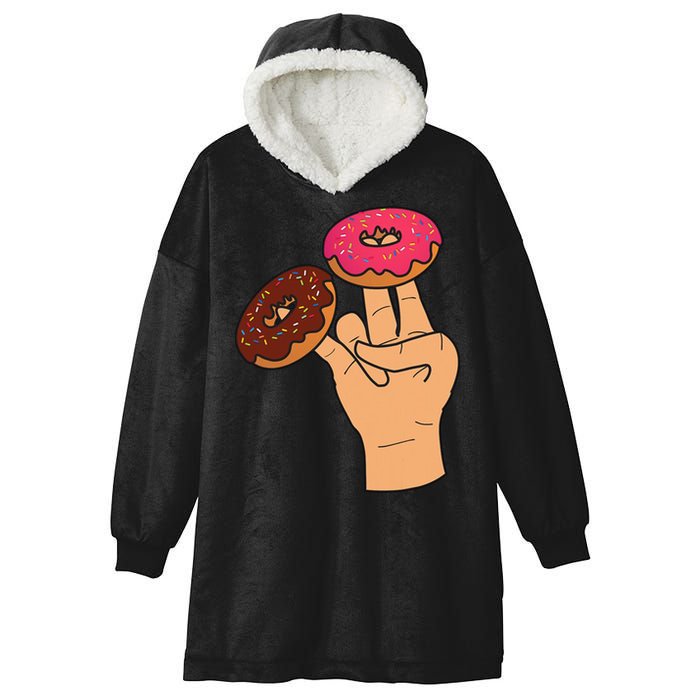 2 In The Pink 1 In The Stink Dirty Humor Donut Hooded Wearable Blanket