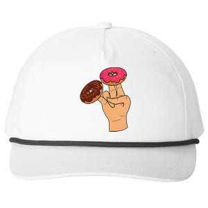 2 In The Pink 1 In The Stink Dirty Humor Donut Snapback Five-Panel Rope Hat