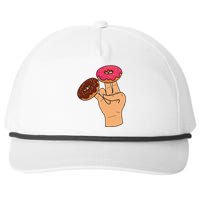 2 In The Pink 1 In The Stink Dirty Humor Donut Snapback Five-Panel Rope Hat