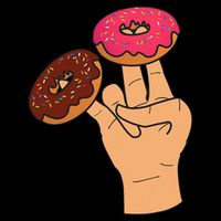 2 In The Pink 1 In The Stink Dirty Humor Donut 7-Panel Snapback Hat