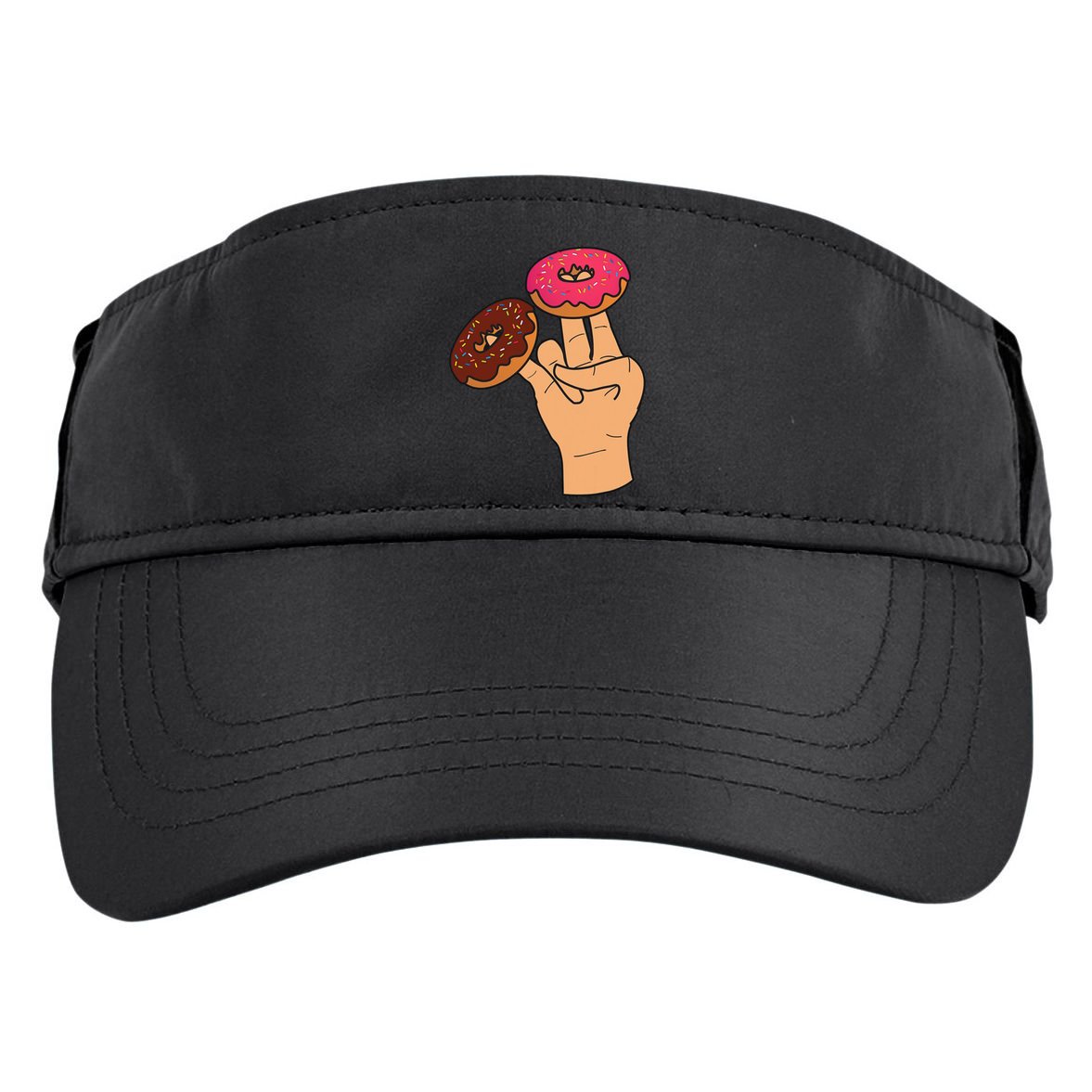 2 In The Pink 1 In The Stink Dirty Humor Donut Adult Drive Performance Visor