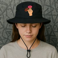 2 In The Pink 1 In The Stink Dirty Humor Donut Bucket Hat