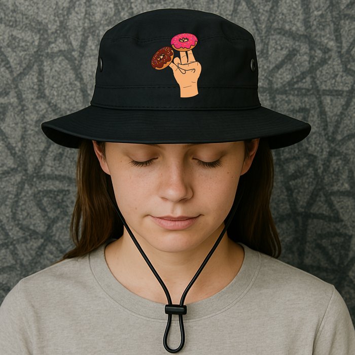 2 In The Pink 1 In The Stink Dirty Humor Donut Bucket Hat