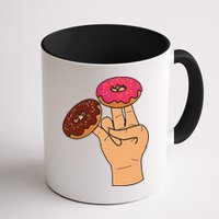2 In The Pink 1 In The Stink Dirty Humor Donut Mug