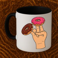 2 In The Pink 1 In The Stink Dirty Humor Donut Mug