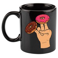 2 In The Pink 1 In The Stink Dirty Humor Donut 11oz C Handle Ceramic Mug