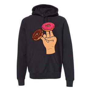 2 In The Pink 1 In The Stink Dirty Humor Donut Premium Hoodie