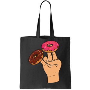 2 In The Pink 1 In The Stink Dirty Humor Donut Tote Bag