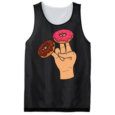 2 In The Pink 1 In The Stink Dirty Humor Donut Mesh Reversible Basketball Jersey Tank