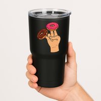2 In The Pink 1 In The Stink Dirty Humor Donut Tumbler