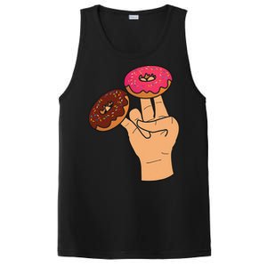 2 In The Pink 1 In The Stink Dirty Humor Donut PosiCharge Competitor Tank