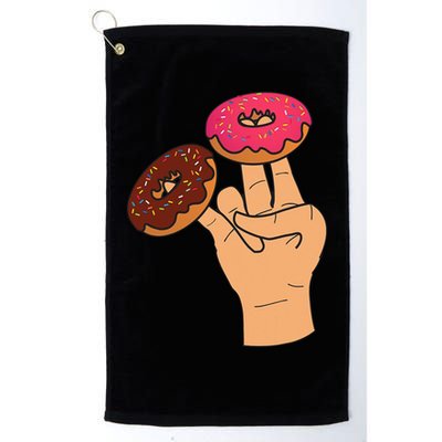 2 In The Pink 1 In The Stink Dirty Humor Donut Golf Towel