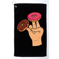 2 In The Pink 1 In The Stink Dirty Humor Donut Golf Towel
